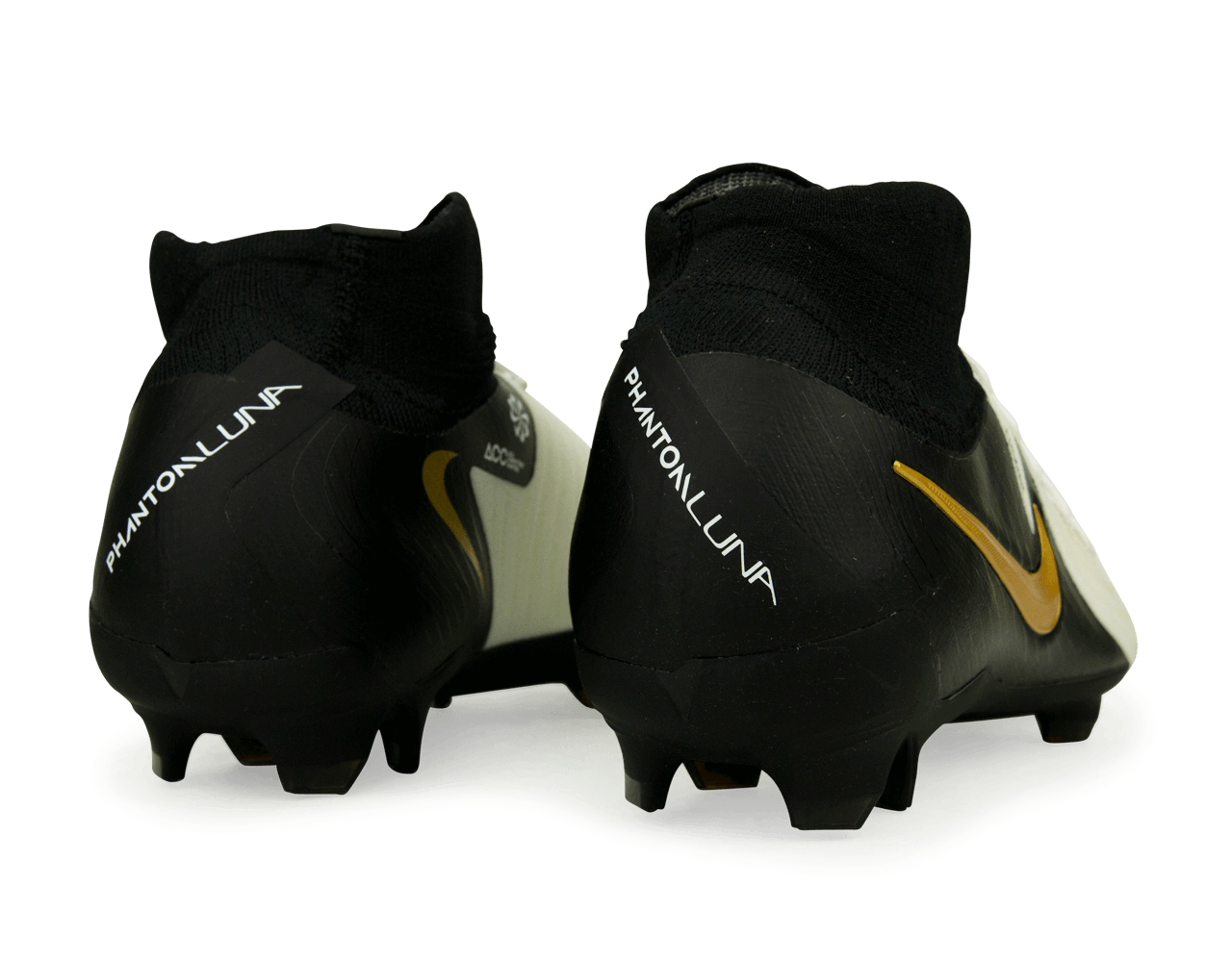 Nike Men's Phantom Luna II Pro FG White/Black/Gold Rear