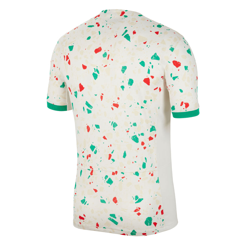 Nike Men's Portugal 2023/24 Away Jersey White/Green Back