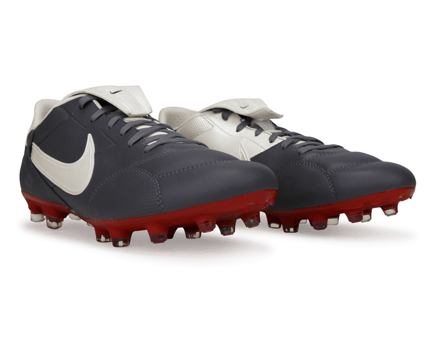 Nike Men's Premier 3 FG Light Graphite/Varsity Red Together