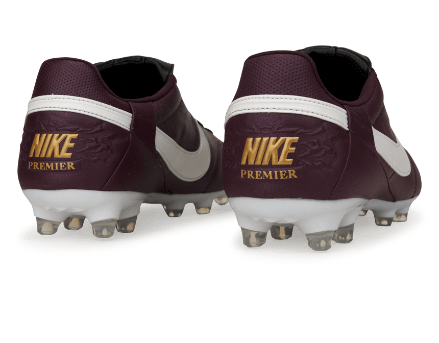 Nike Men's Premier III FG Merlot/Sail Back