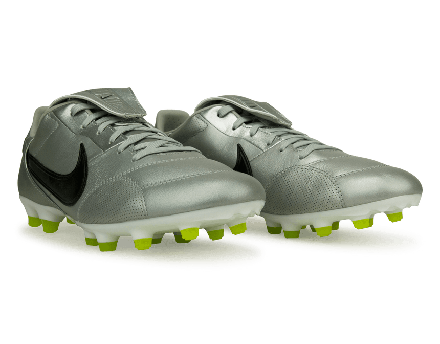 Nike Men's Premier III FG Metallic Silver/Volt/Black Together