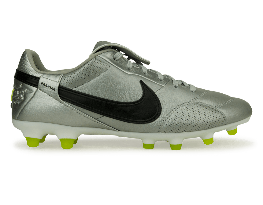 Nike Men's Premier III FG Metallic Silver/Volt/Black