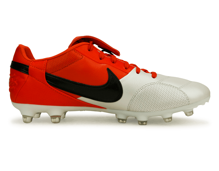 Nike Mens's Premier III FG Team Orange/White/Black Side