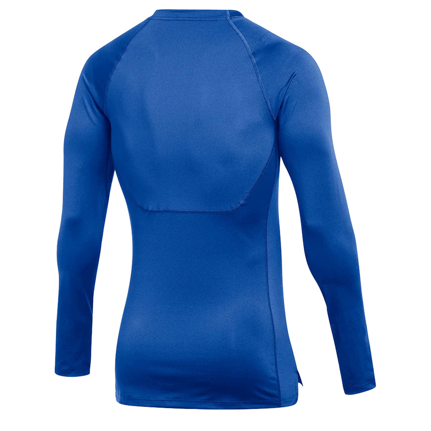 Nike Men's Pro Long Sleeve Top Royal Blue Back