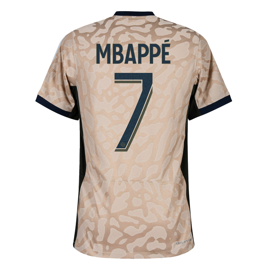 Nike Men's PSG 2023/24 Dri-Fit ADV Fourth Jersey w/ Mbappe #7 Printing Back