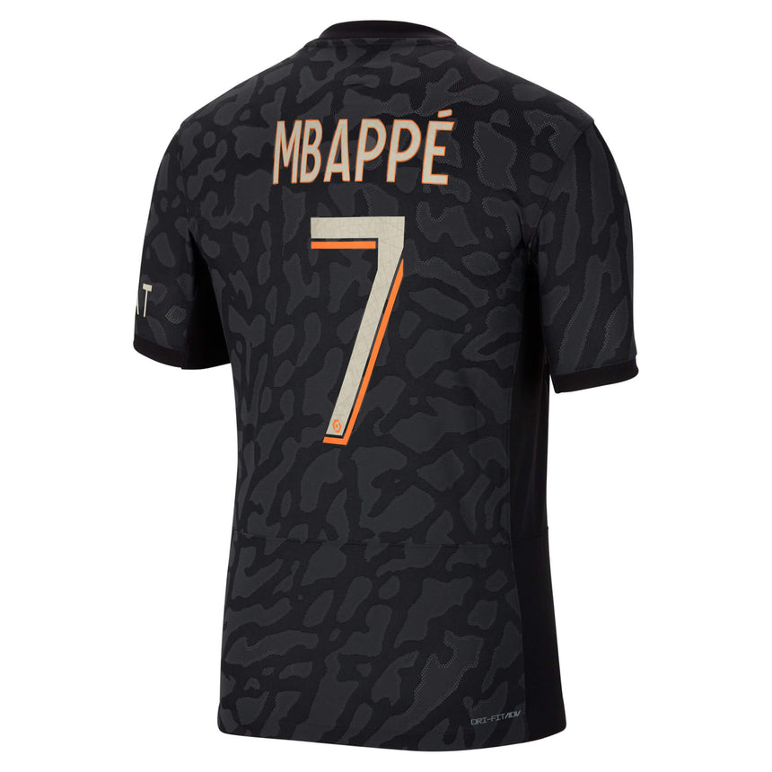 Nike Men's PSG 2023/24 Dri-FIT ADV Third Jersey w/ Mbappe #7 Printing Back
