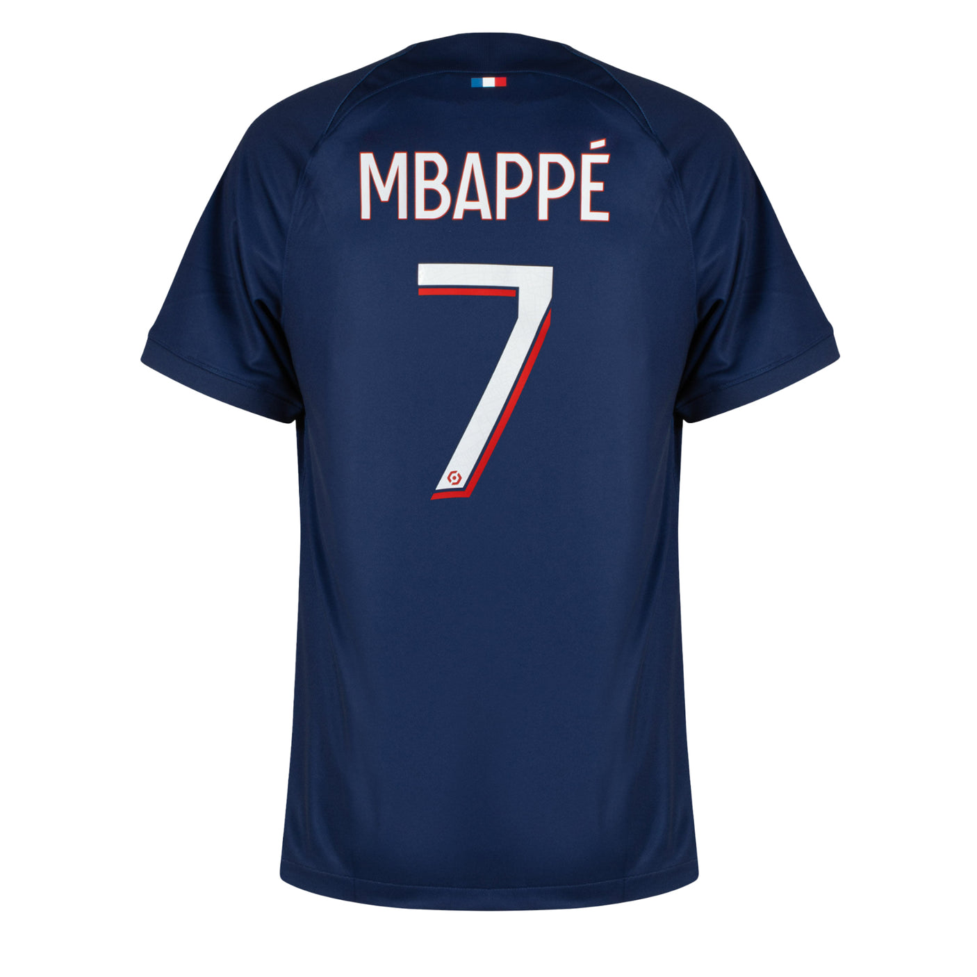 Nike Men's PSG 2023/24 Home Jersey w/ Mbappe #7 Printing Back
