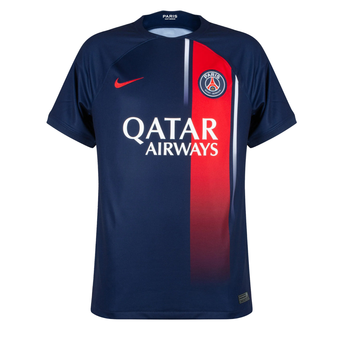 Nike Men's PSG 2023/24 Home Jersey w/ Mbappe #7 Printing Front