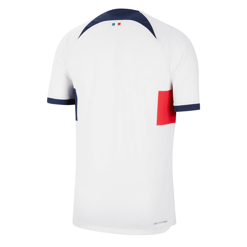 Nike Men's PSG 2023/24 Match Away Jersey White/Navy Back