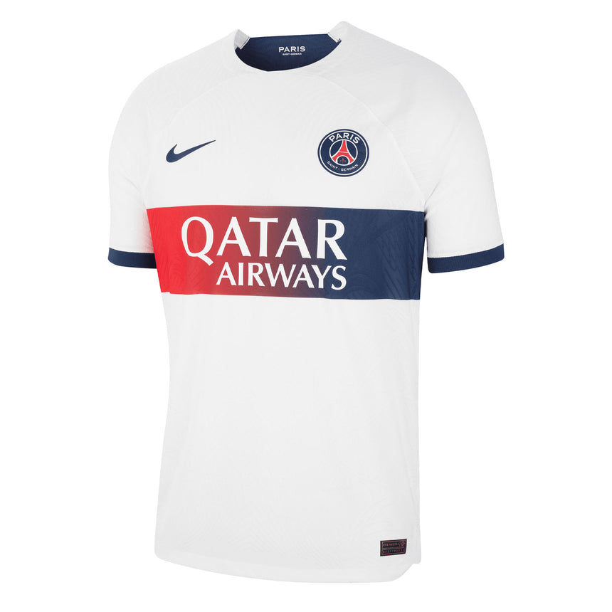 Nike Men's PSG 2023/24 Match Away Jersey White/Navy Front