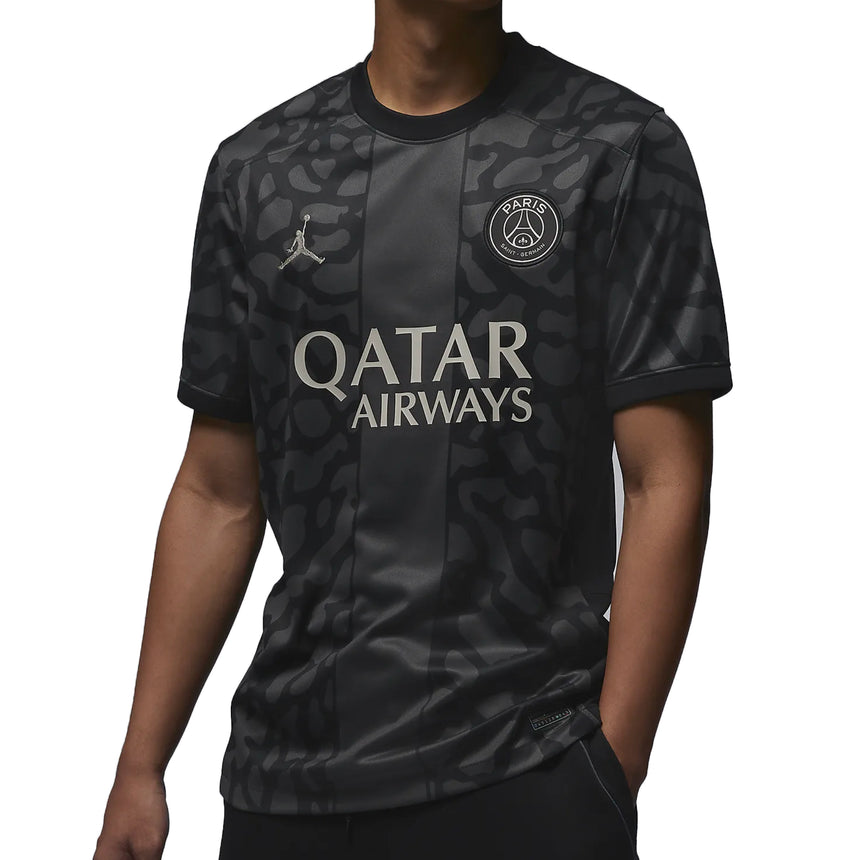 Nike Men's PSG 2023/24 Third Jersey Black/Stone Front