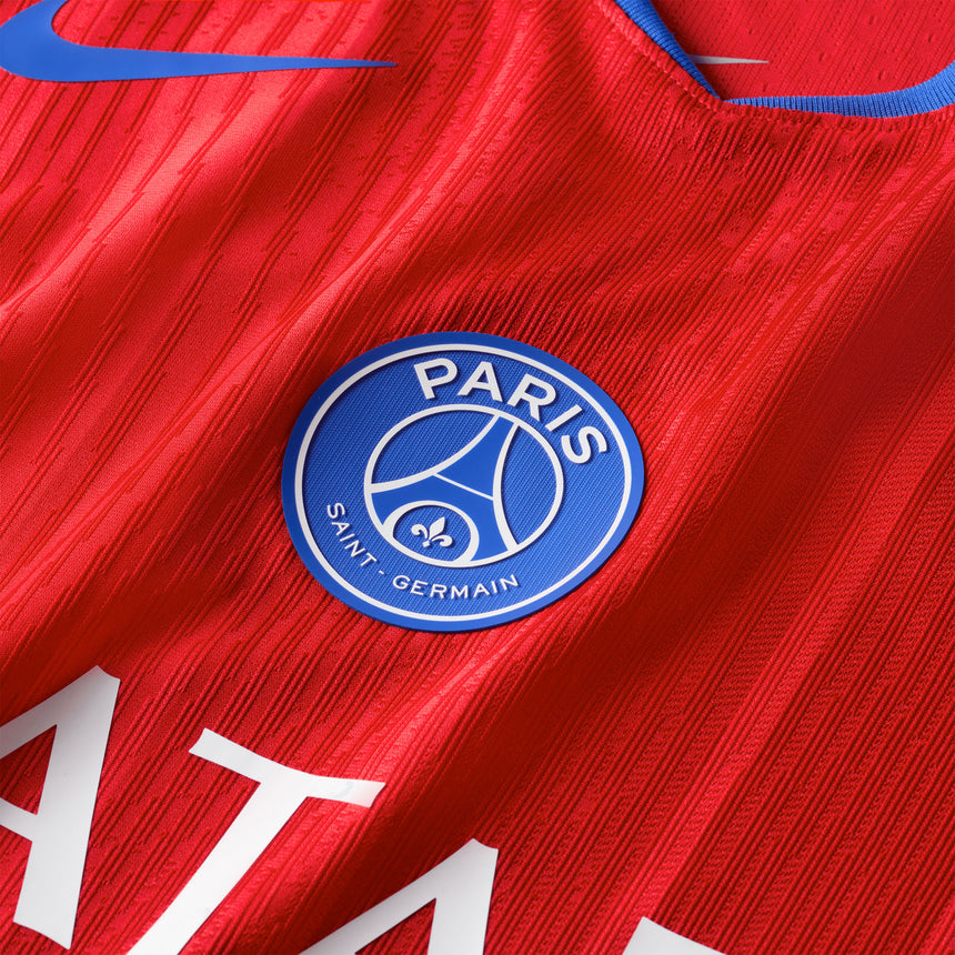 Nike Men's PSG 2025/26 Dri-Fit ADV Third Jersey Global Red/Hyper Royal Crest