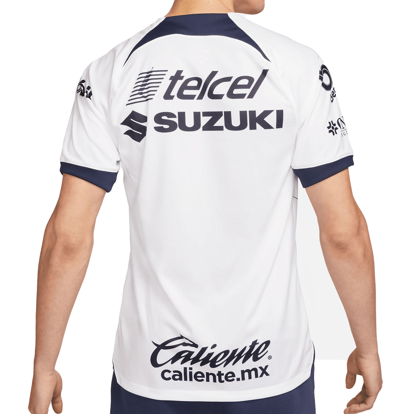 Nike Men's Pumas UNAM 2023/24 Home Jersey White/Navy Back