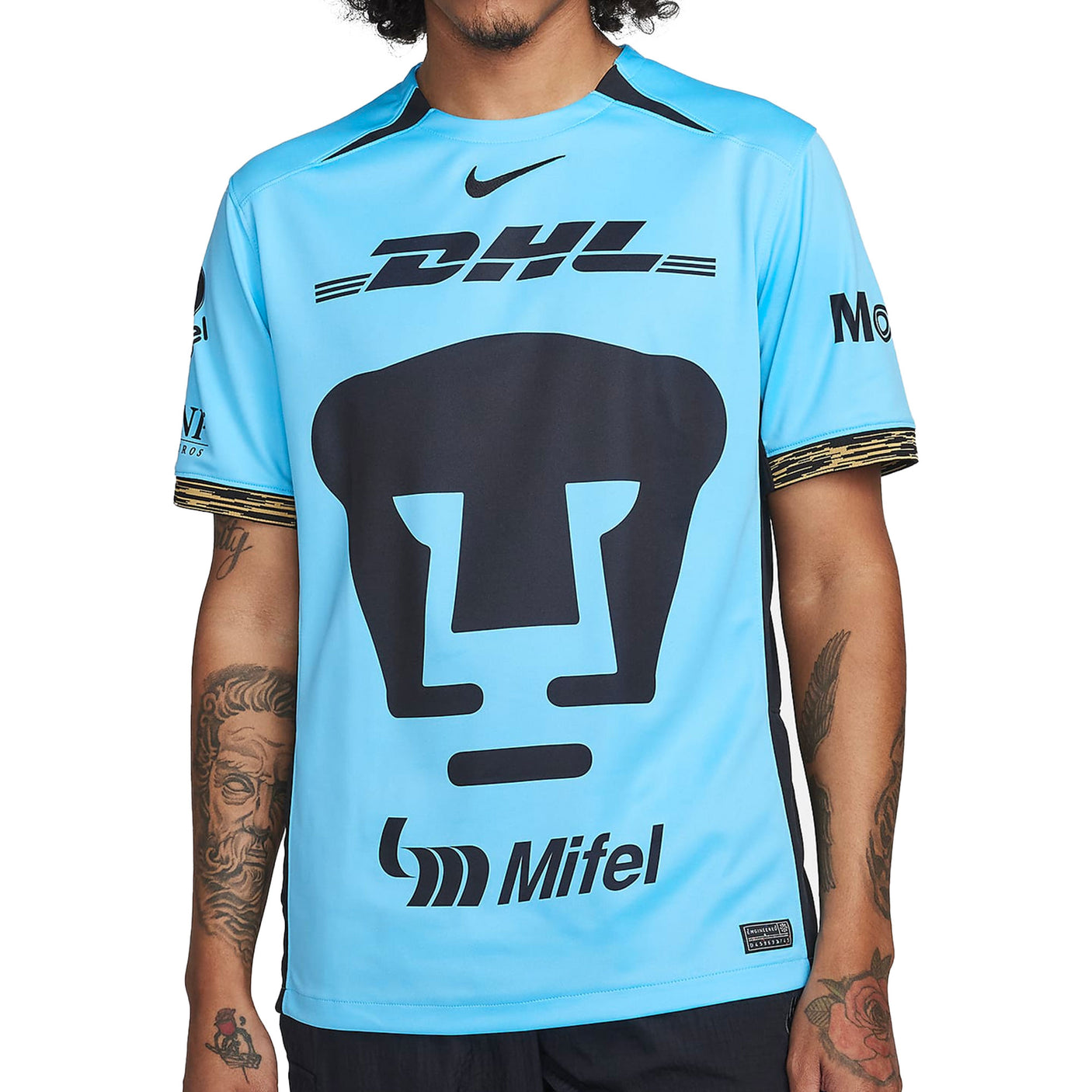 Nike Men's Pumas UNAM 2023/24 Third Jersey Blue/Black Front