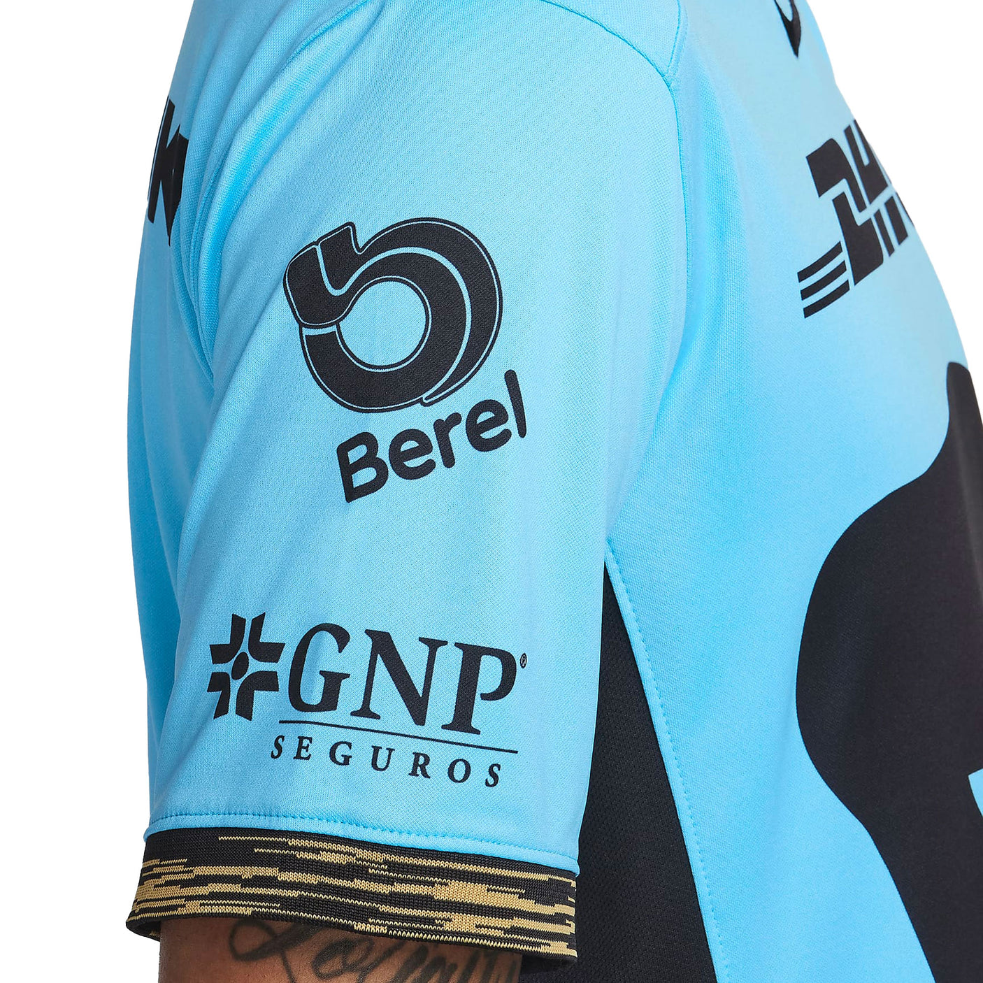 Nike Men's Pumas UNAM 2023/24 Third Jersey Blue/Black Sponsors