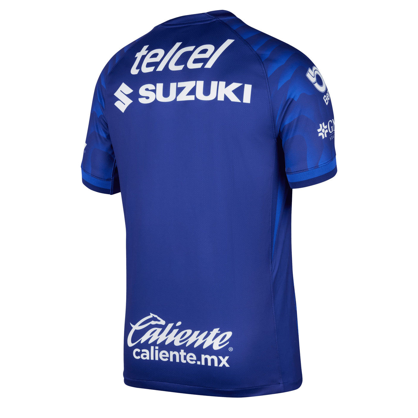 Nike Men's Pumas UNAM 2025/26 Away Jersey Deep Royal Blue/Club Gold Back