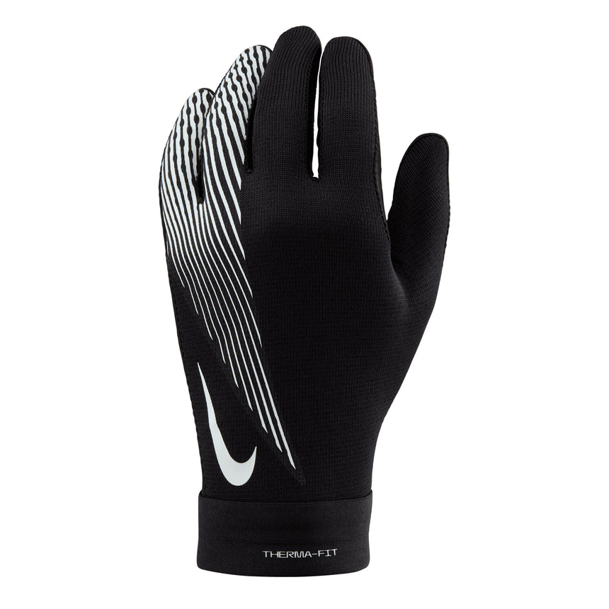 Nike Men's Therma-Fit Academy Field Player Gloves Black/White Front