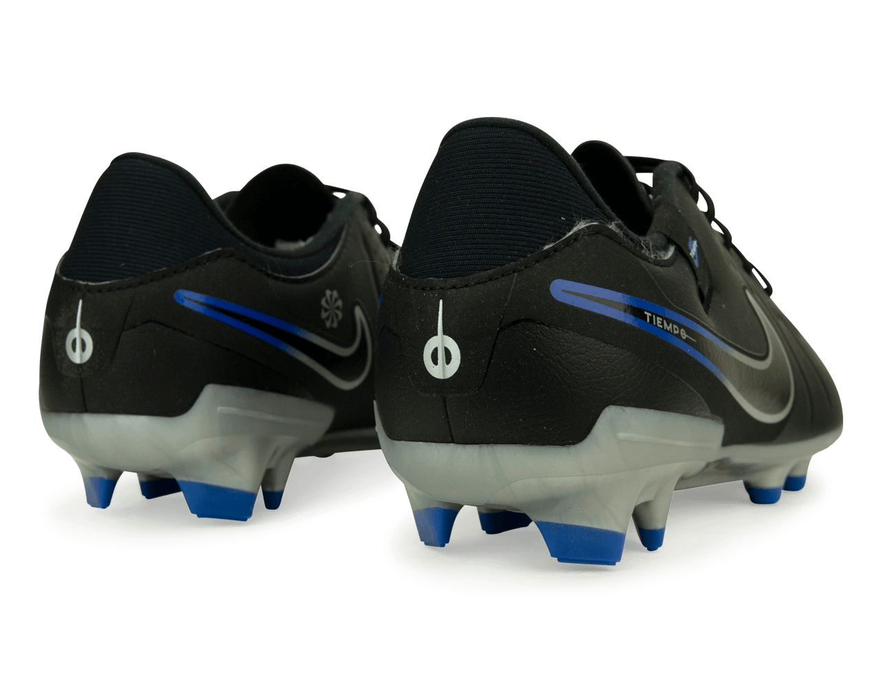 Nike Men's Tiempo Legend 10 Academy FG/MG Black/Blue Rear