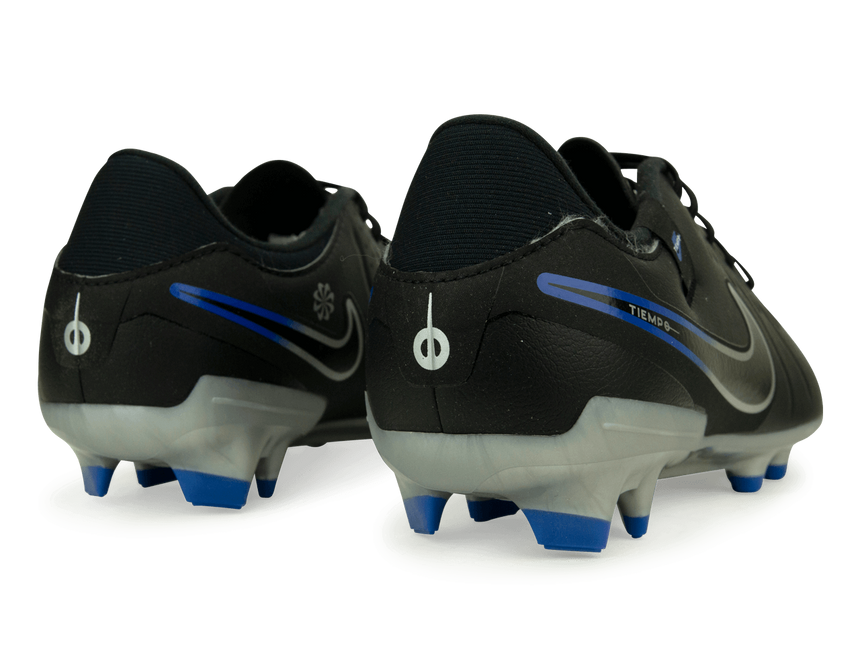 Nike Men's Tiempo Legend 10 Academy FG/MG Black/Blue Rear