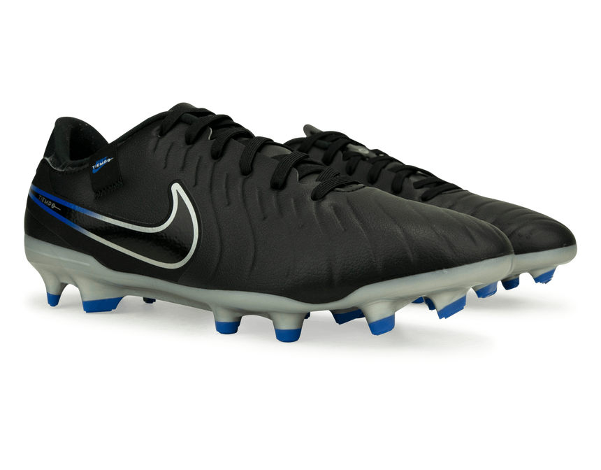 Nike Men's Tiempo Legend 10 Academy FG/MG Black/Blue Together