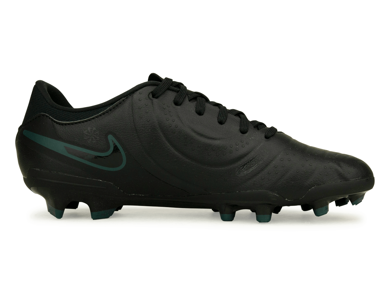 Nike Men's Tiempo Legend 10 Academy FG/MG Black/Deep Jungle Side
