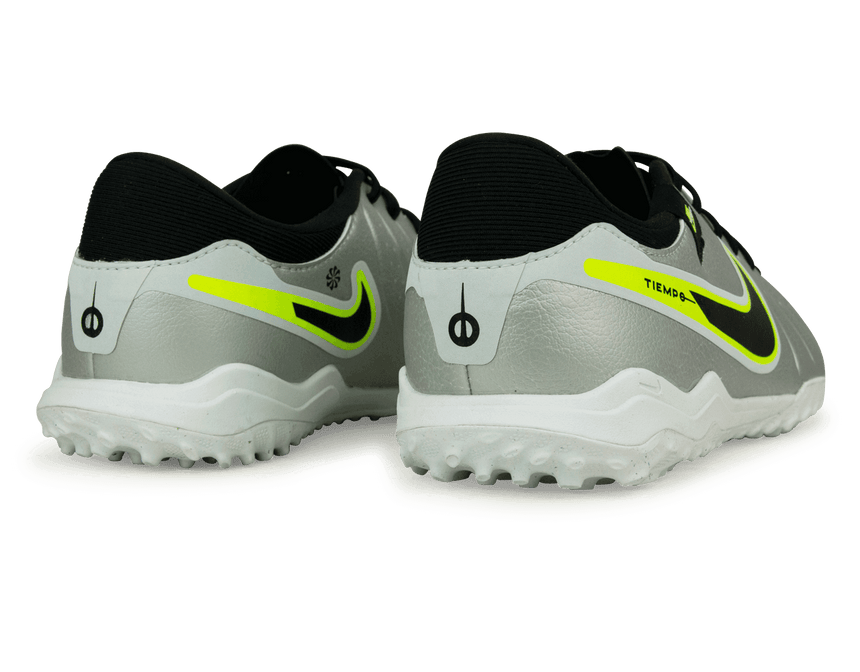 Nike Men's Tiempo Legend 10 Academy TF Silver/Black/Volt Rear