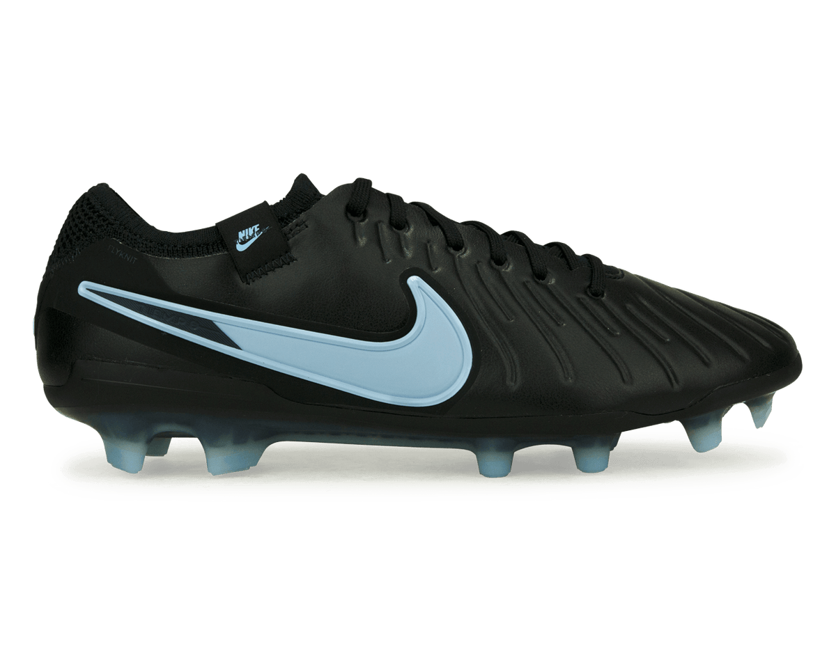 Nike Men's Tiempo Legend 10 Elite FG Black/Ice Blue – Azteca Soccer