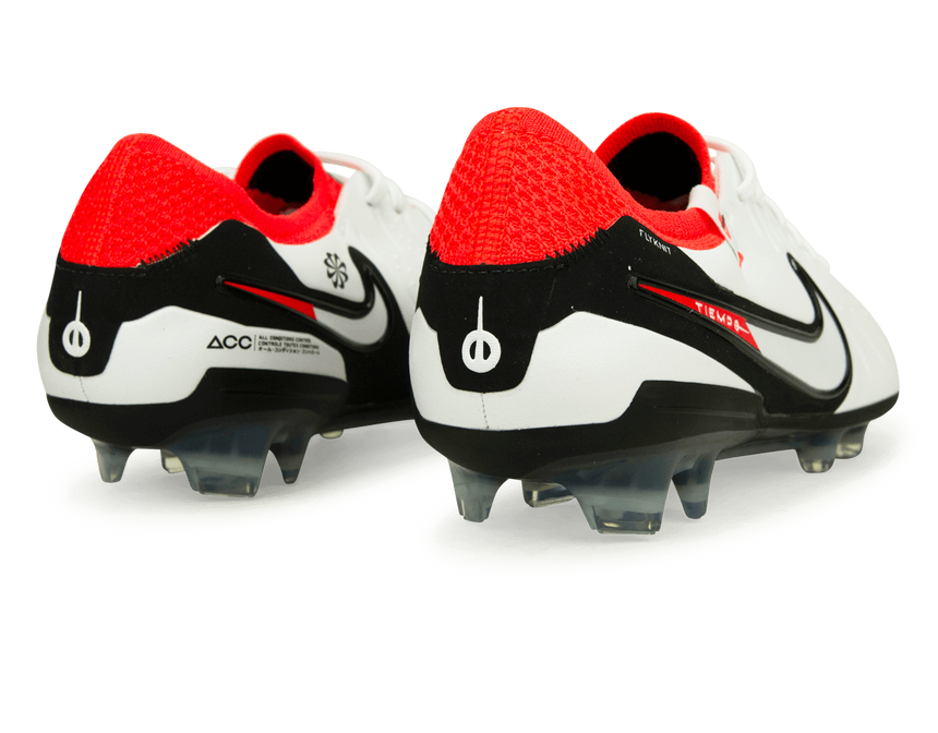 Nike Men's Tiempo Legend 10 Elite FG White/Red Rear