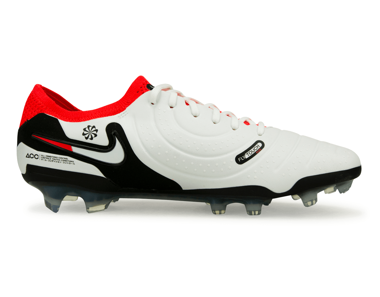 Nike Men's Tiempo Legend 10 Elite FG White/Red Side