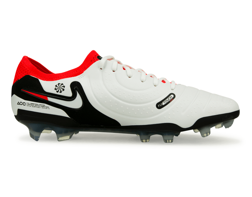 Nike Men's Tiempo Legend 10 Elite FG White/Red Side