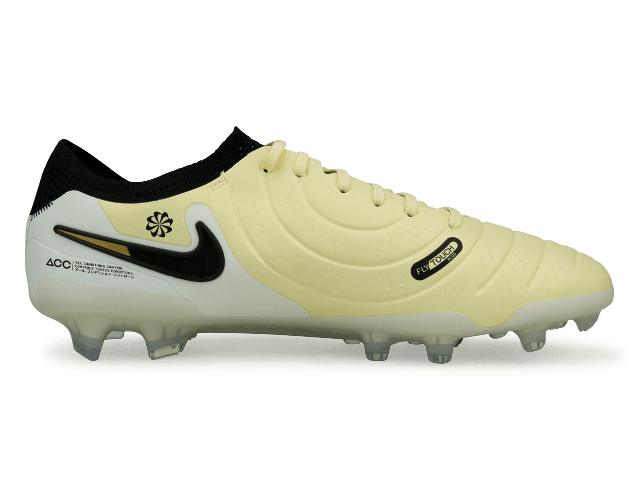 Nike Men's Tiempo Legend 10 Elite FG Lemonade/Black Side