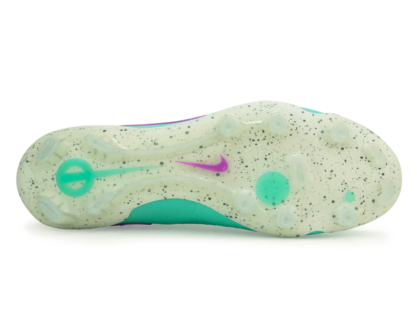 Nike Men's Tiempo Legend 10 Elite FG Turquoise/Black/Purple Sole