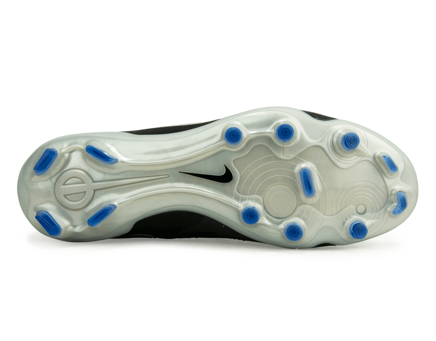Nike Men's Tiempo Legend 10 Pro FG Black/Chrome/Royal Sole