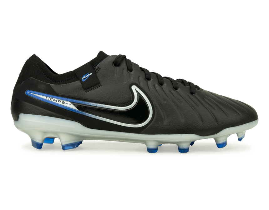 Nike Men's Tiempo Legend 10 Pro FG Black/Chrome/Royal