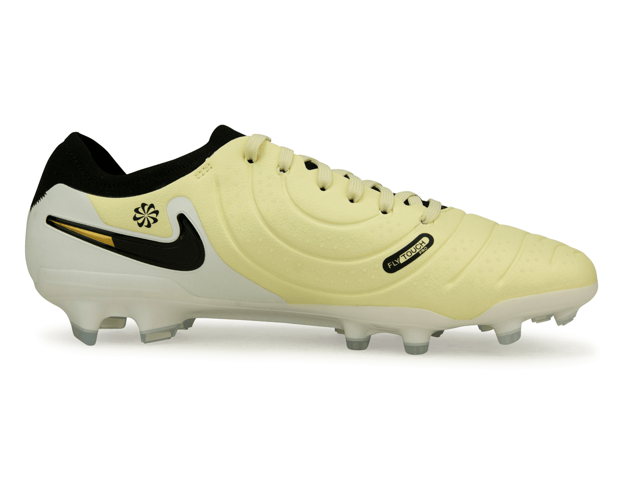 Nike Men's Tiempo Legend 10 Pro FG Lemonade/Black Side