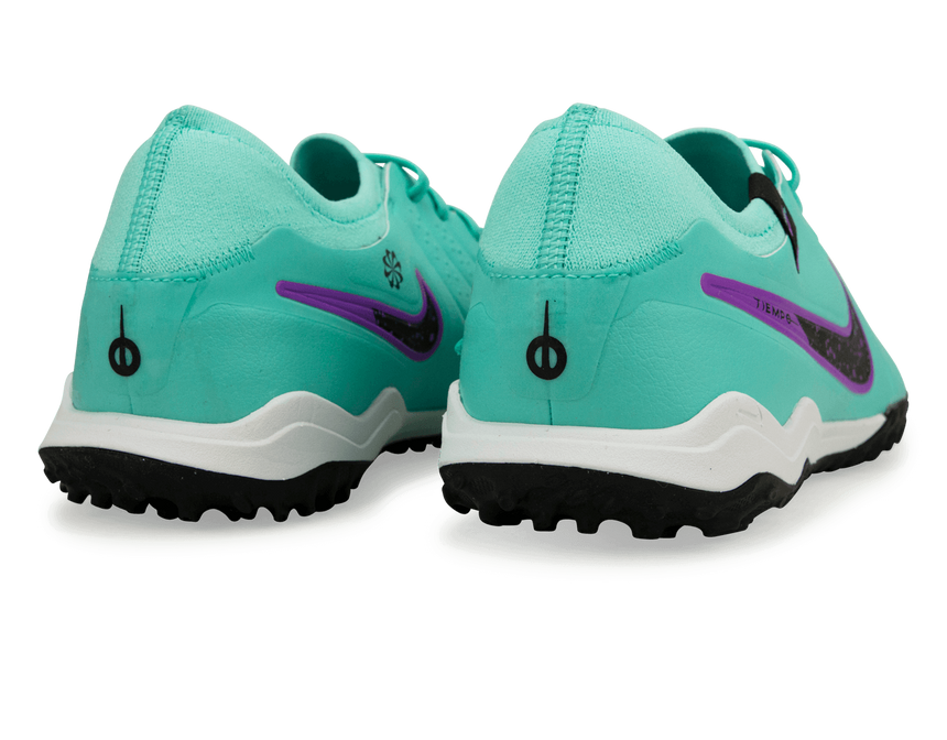 Nike Men's Tiempo Legend 10 Pro TF Turquoise/Black/Purple Rear