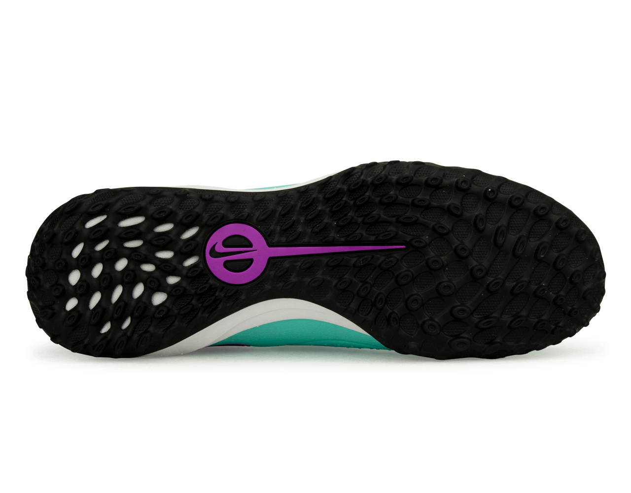 Nike Men's Tiempo Legend 10 Pro TF Turquoise/Black/Purple Sole