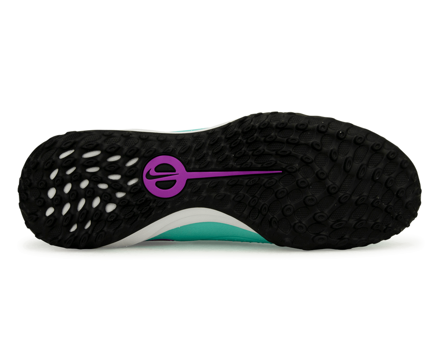 Nike Men's Tiempo Legend 10 Pro TF Turquoise/Black/Purple Sole