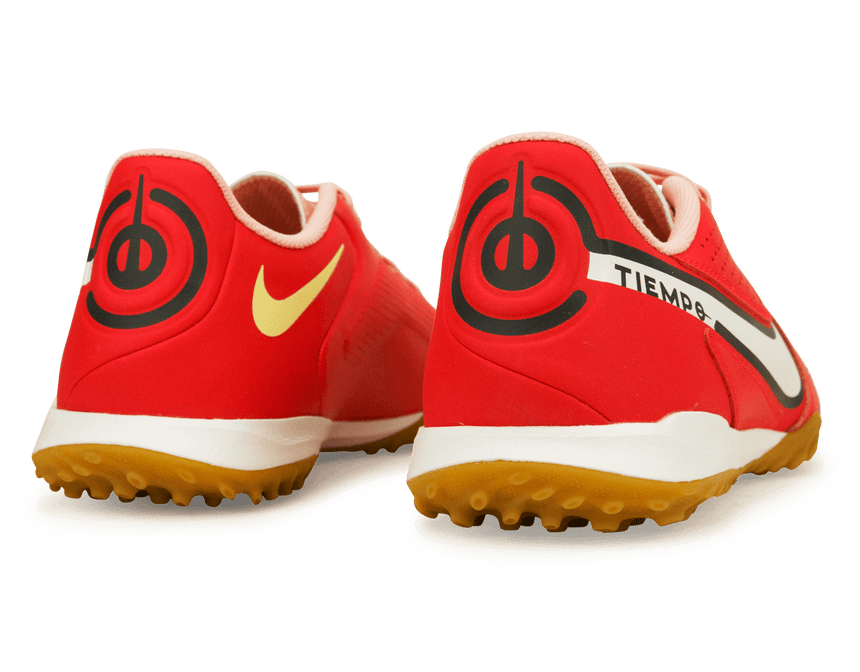 Nike Men's Tiempo Legend 9 Academy TF Siren Red/Summit White Heel
