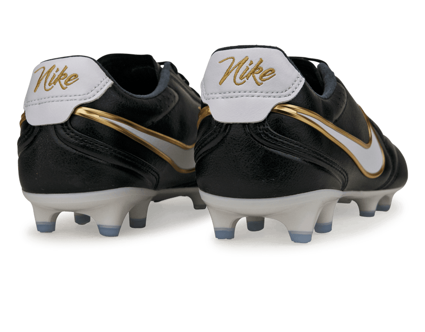 Nike Men's Tiempo Ligera Pro FG Black/White Rear