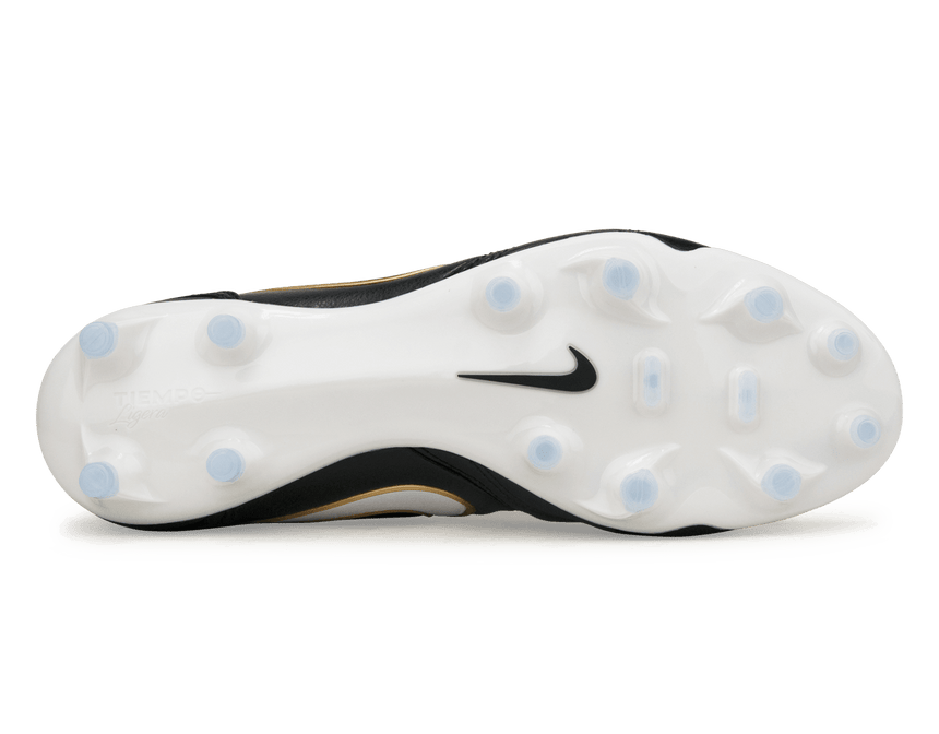 Nike Men's Tiempo Ligera Pro FG Black/White Sole