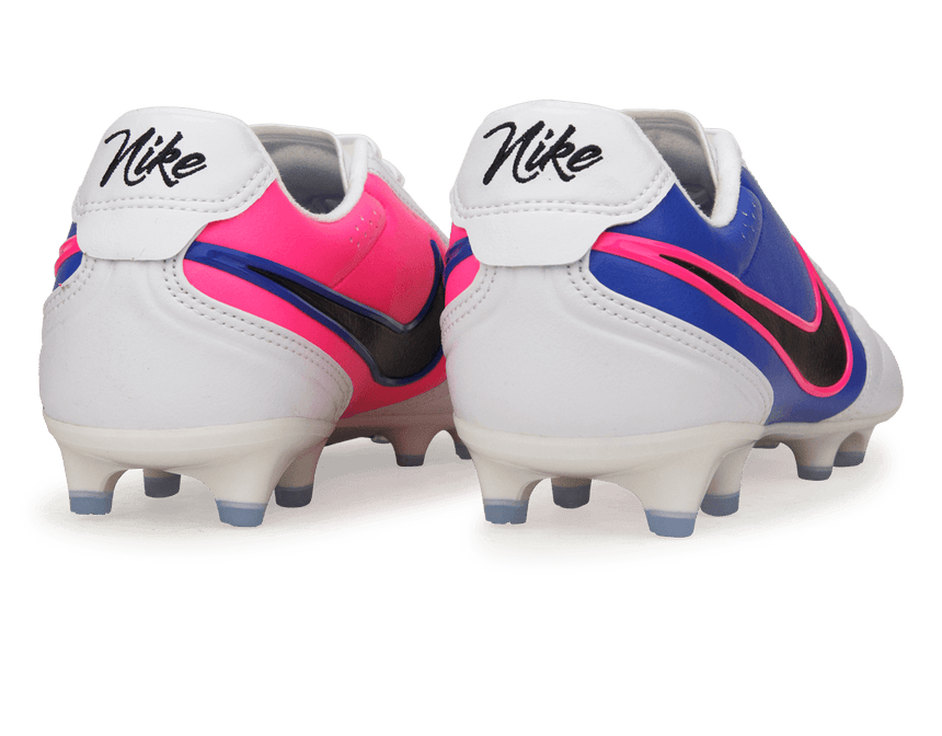 Nike Men's Tiempo Ligera Pro FG White/Race Blue Rear