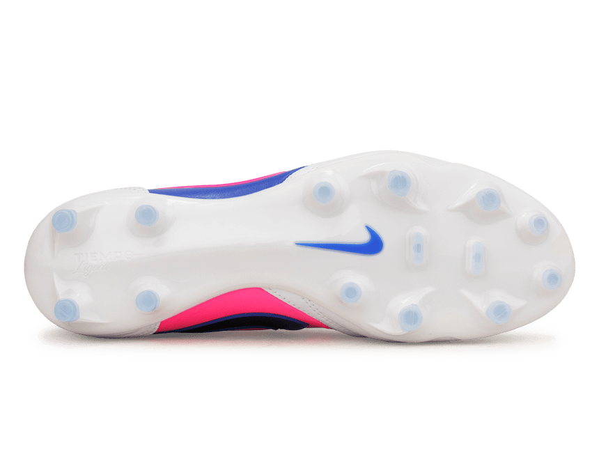 Nike Men's Tiempo Ligera Pro FG White/Race Blue Sole