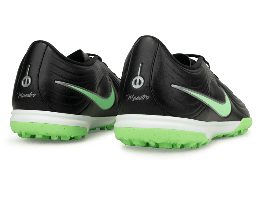 Nike Men's Tiempo Maestro Academy TF Black/Illusion Green Rear