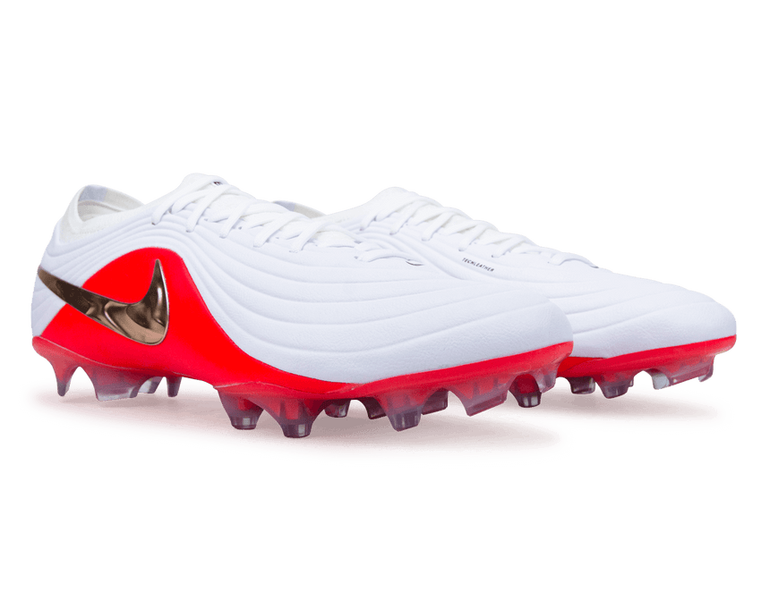 Nike Men's Tiempo Maestro Elite FG White/Bright Crimson Side