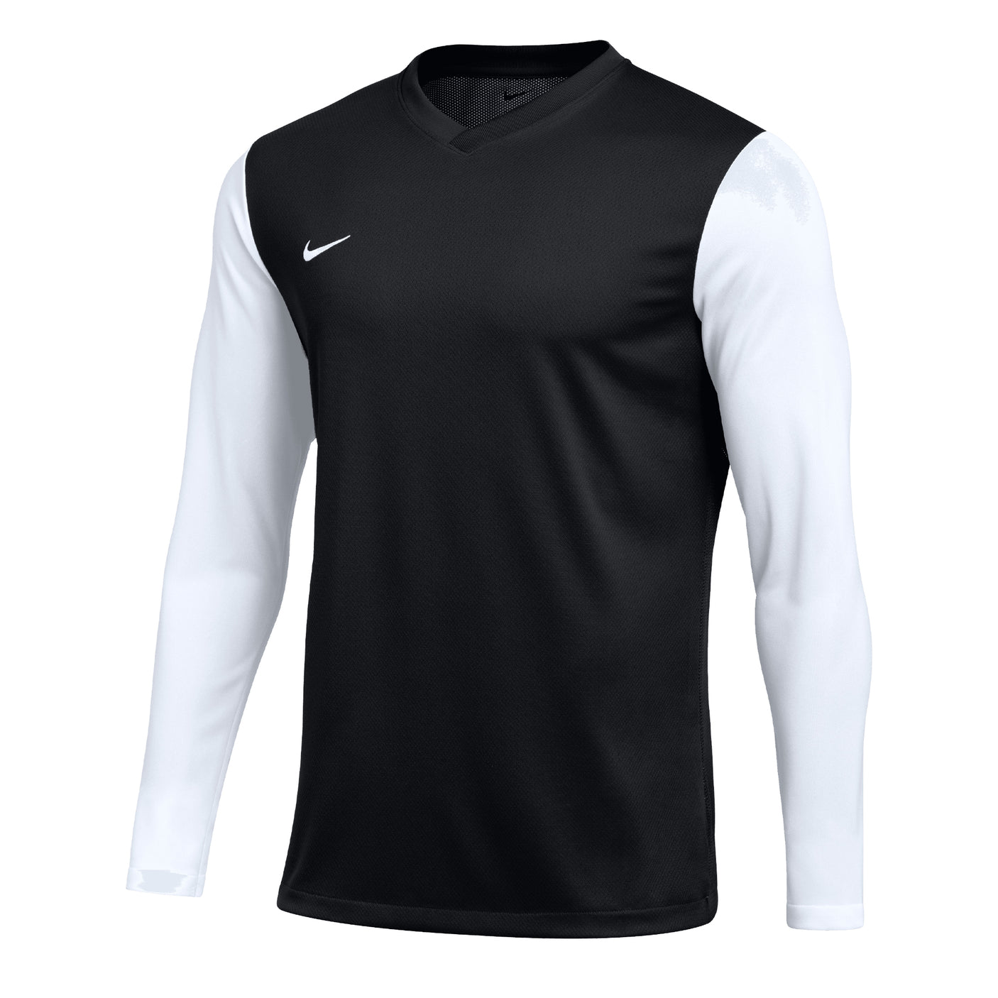 Nike Men's Tiempo Premier II Long Sleeve Jersey Black/White Front