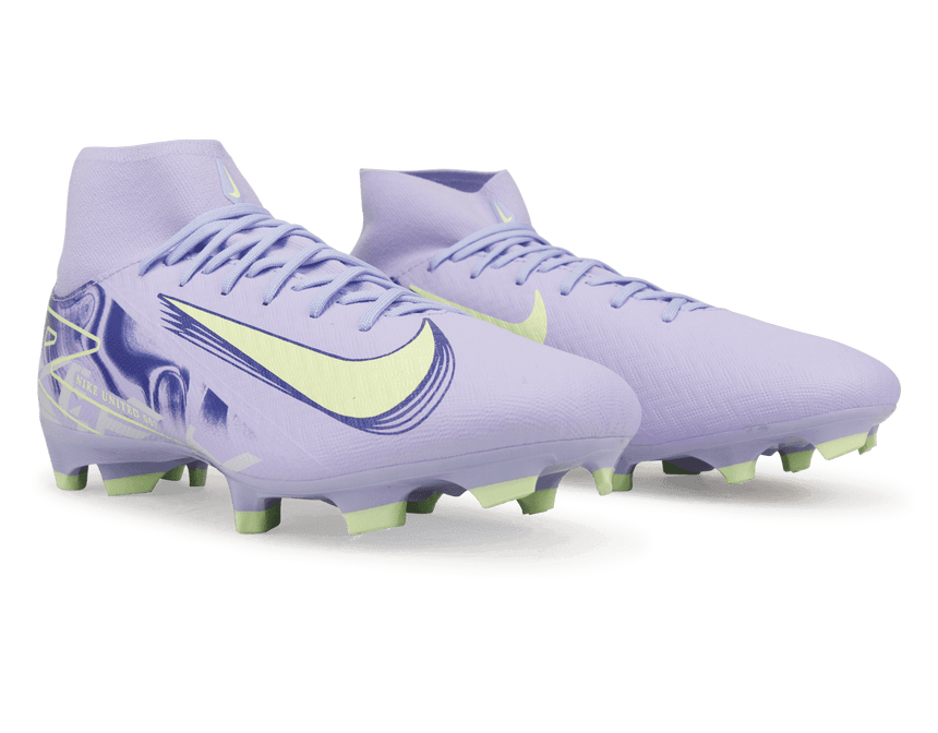Nike Men's United Mercurial Superfly 10 Academy FG/MG Purple Agate/Barely Volt Together