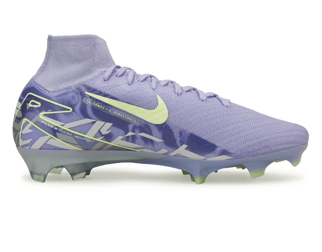 Nike Men's United Mercurial Superfly Elite FG Purple Agate/Barely Volt Side