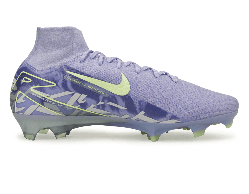 Nike Men's United Mercurial Superfly Elite FG Purple Agate/Barely Volt Side