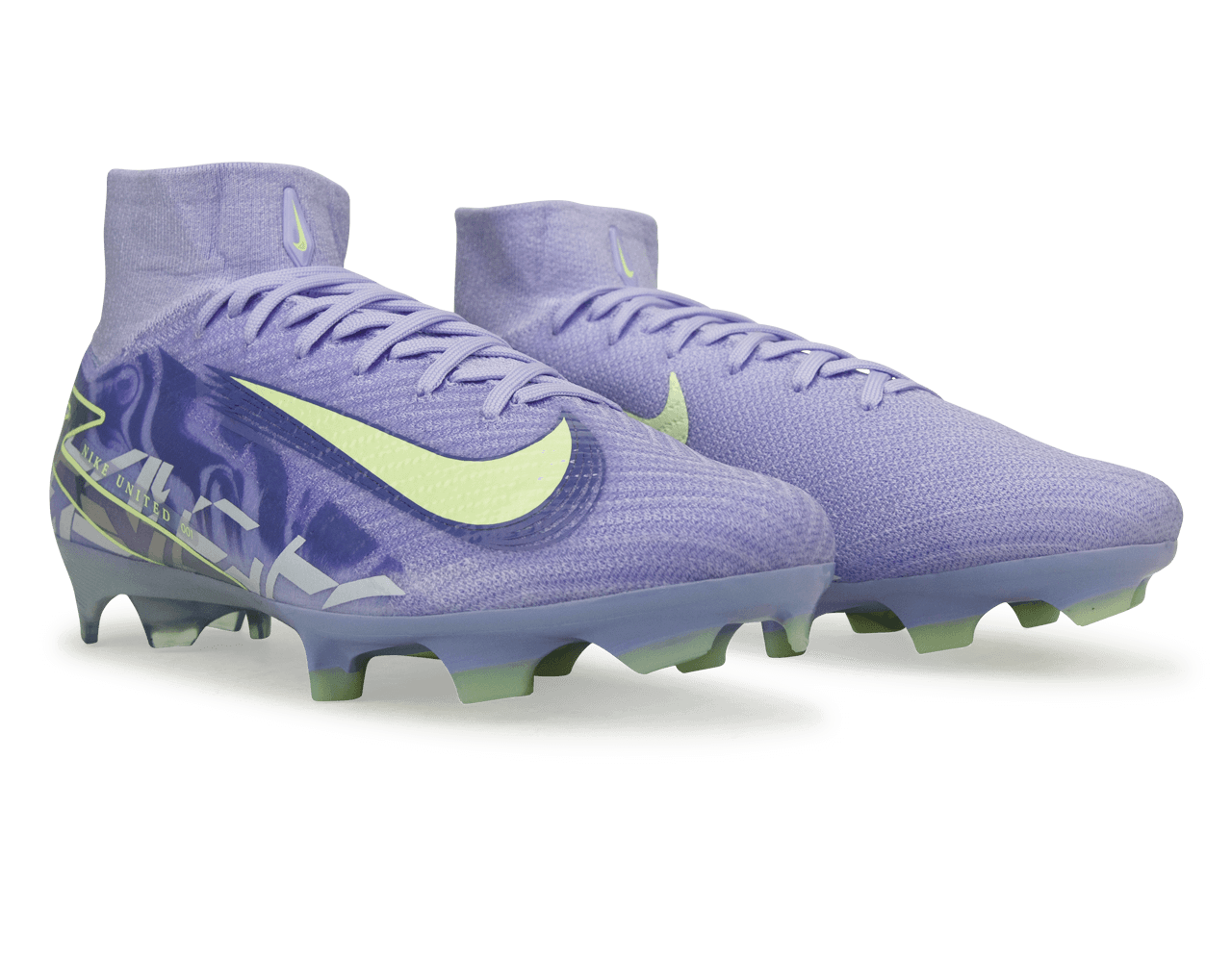 Nike Men's United Mercurial Superfly Elite FG Purple Agate/Barely Volt Together